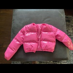 Pink Bubble Coat